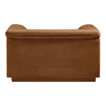 Cascade Velvet Upholstered Chair in Saddle