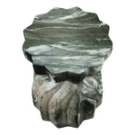 Caserta Marble Finish Concrete Indoor / Outdoor End Table in Green