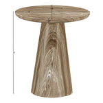 Cassino Concrete Indoor/Outdoor End Table in Beige