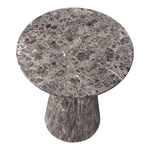 Cassino Concrete Indoor/Outdoor End Table in Brown