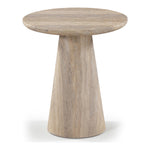Cassino Concrete Indoor/Outdoor End Table in Travertine