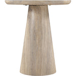 Cassino Concrete Indoor/Outdoor End Table in Travertine