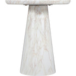 Cassino Concrete Indoor/Outdoor End Table in White