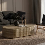 Catania Concrete Indoor/Outdoor Coffee Table in Beige