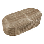 Catania Concrete Indoor/Outdoor Coffee Table in Beige