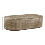 Catania Concrete Indoor/Outdoor Coffee Table in Beige