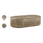 Catania Concrete Indoor/Outdoor Coffee Table in Beige