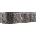 Catania Concrete Indoor/Outdoor Coffee Table in Brown