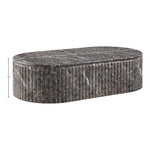 Catania Concrete Indoor/Outdoor Coffee Table in Brown
