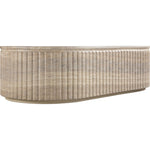 Catania Concrete Indoor/Outdoor Coffee Table in Travertine