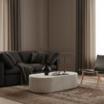 Catania Concrete Indoor/Outdoor Coffee Table in White