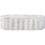 Catania Concrete Indoor/Outdoor Coffee Table in White
