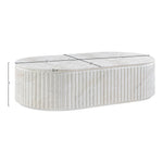Catania Concrete Indoor/Outdoor Coffee Table in White