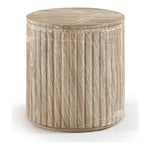 Catania Concrete Indoor/Outdoor End Table in Beige