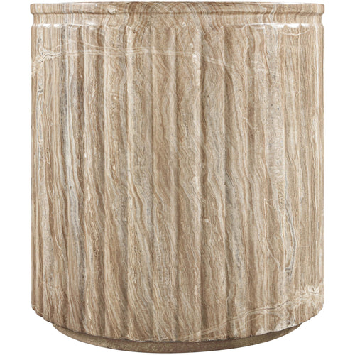 Catania Concrete Indoor/Outdoor End Table in Beige
