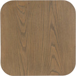 Cazari Oak Wood And Iron End Table in Brown
