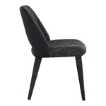 Cici Fabric Upholstered Dining Chair in Black