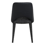 Cici Fabric Upholstered Dining Chair in Black