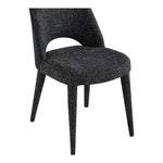 Cici Fabric Upholstered Dining Chair in Black