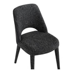 Cici Fabric Upholstered Dining Chair in Black