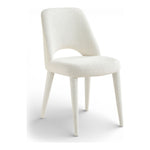 Cici Fabric Upholstered Dining Chair in Cream