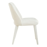 Cici Fabric Upholstered Dining Chair in Cream
