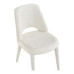 Cici Fabric Upholstered Dining Chair in Cream