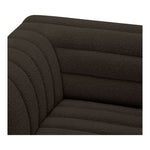 Cascade 118" Boucle Fabric Upholstered Modular Sofa in Brown