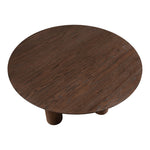 Colosseum 54" Solid Wood And Oak Veneer Dining Table in Brown