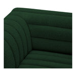Cascade 118" Boucle Fabric Upholstered Modular Sofa in Green