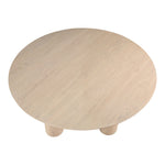 Colosseum 54" Solid Wood And Oak Veneer Dining Table in Natural