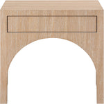 August Oak Veneer Nightstand in Oak