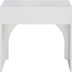 August Oak Veneer Nightstand in White