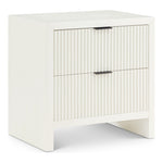 Fairfax Solid Wood And Oak Veneer Nightstand in Cream