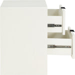 Fairfax Solid Wood And Oak Veneer Nightstand in Cream