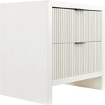 Fairfax Solid Wood And Oak Veneer Nightstand in Cream