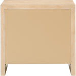Fairfax Solid Wood And Oak Veneer Nightstand in Natural