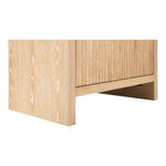 Fairfax Solid Wood And Oak Veneer Nightstand in Natural