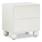 Kent Ash Wood Nightstand in Cream