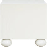 Kent Ash Wood Nightstand in Cream