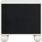 Kent Ash Wood Nightstand in Cream