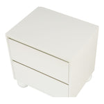 Kent Ash Wood Nightstand in Cream