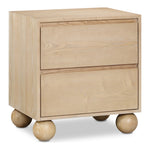 Kent Ash Wood Nightstand in Natural
