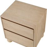 Kent Ash Wood Nightstand in Natural