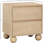 Kent Ash Wood Nightstand in Natural