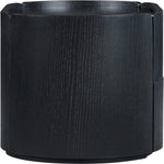 Everett Oak Veneer Nightstand in Black
