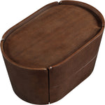 Everett Oak Veneer Nightstand in Brown