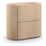 Everett Oak Veneer Nightstand in Natural