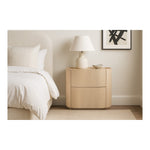 Everett Oak Veneer Nightstand in Natural