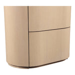Everett Oak Veneer Nightstand in Natural